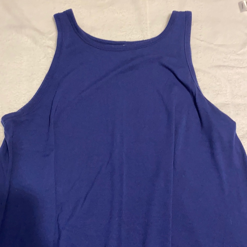 Blue old navy swing dress.
